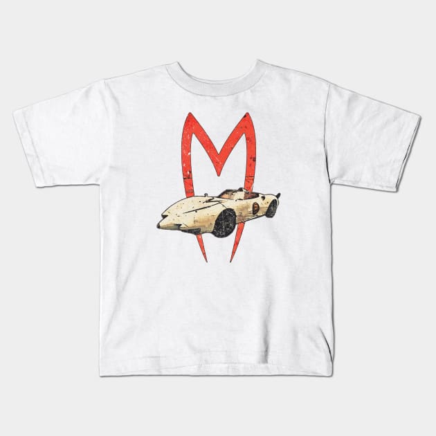 Speed Racer Comic Kids T-Shirt by Dotty42